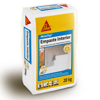 Empasta paredes interiores con un producto de 1 solo componente - Sika MonoTop® Empaste Interior