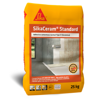 Pegar placas cerámicas en interiores o exteriores  - SikaCeram® Standard