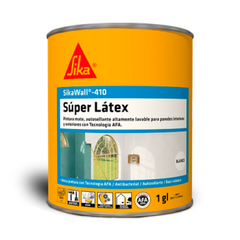 Pintar cielo rasos en interiores  - SikaWall®-410 Super Latex