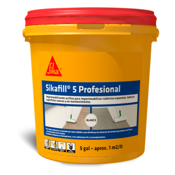 Proteger las impermeabilizaciones asfálticas de los rayos de sol  - SikaFill®-5 Profesional